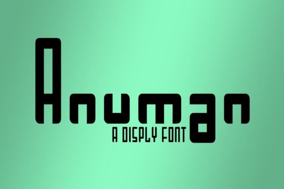 Anuman: A Unique Display Font for Modern Design Projects