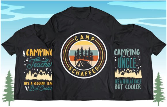 Camping T Shirt Design: A Unique Way to Express Your Love for the Outdoors