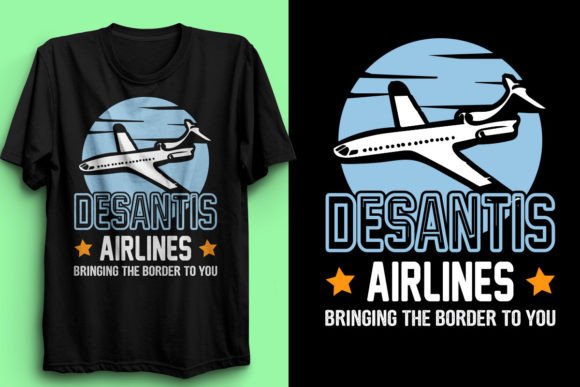 Desantis Airlines Bringing Design: A Versatile T-Shirt Design for Your POD Business
